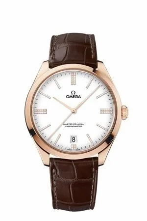Omega De Ville Trésor Master Co-Axial Sedna Gold / White Enamel Diamond 432.53.40.21.54.001 (43253402154001)